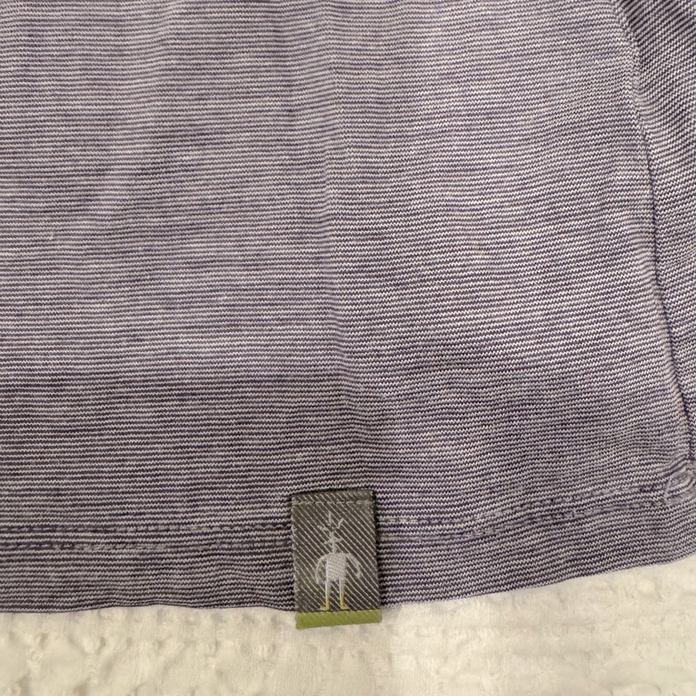 Smartwool thermal layer stripe purple M women’s - Picture 4 of 5